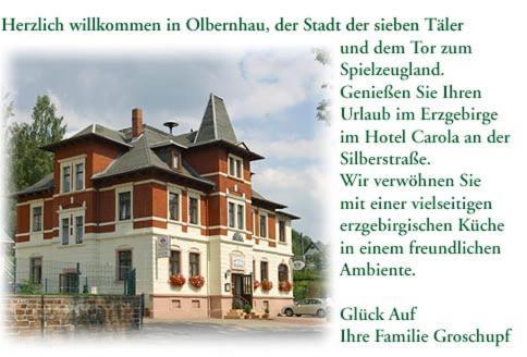 Hotel Carola Olbernhau Eksteriør billede